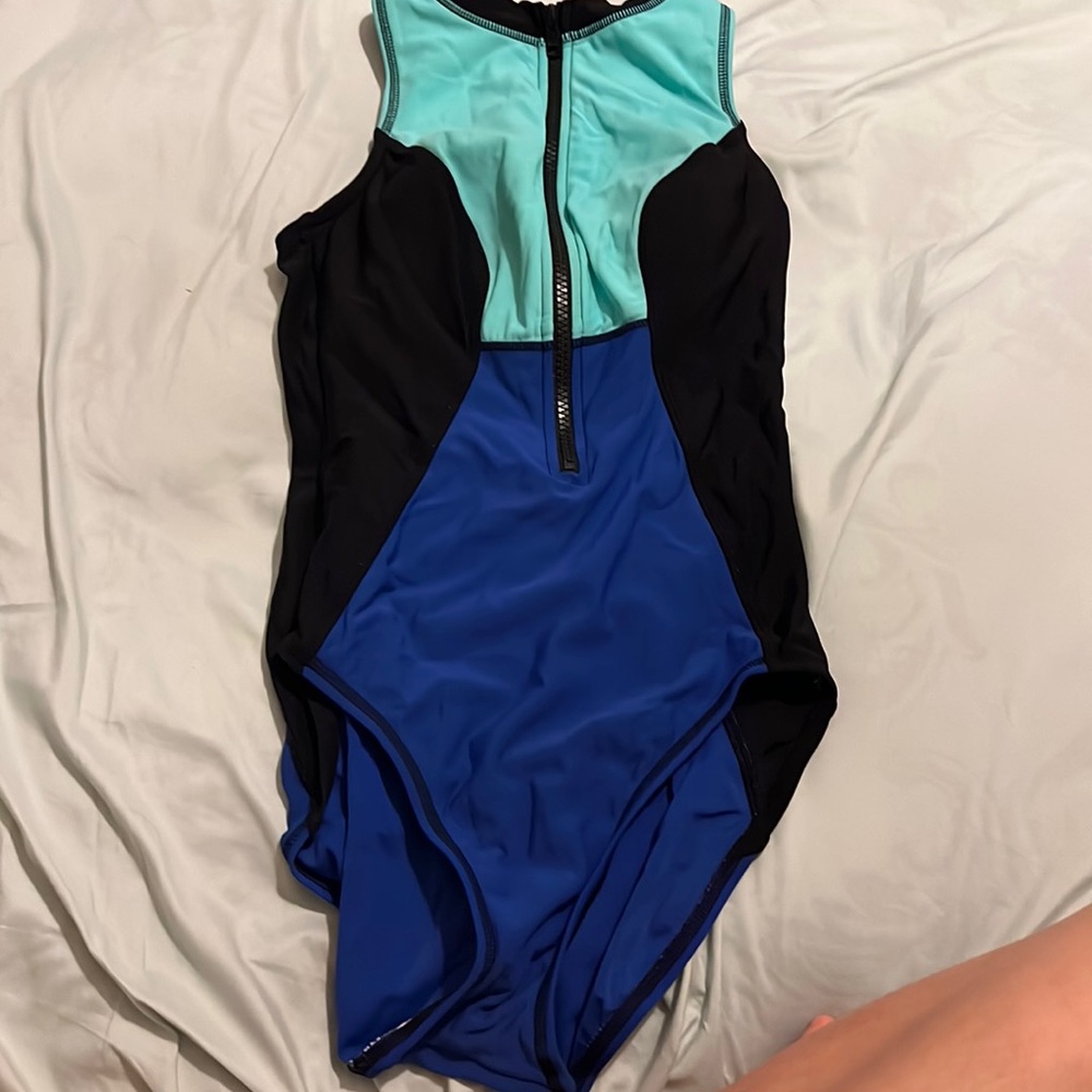 Blue bathing suit